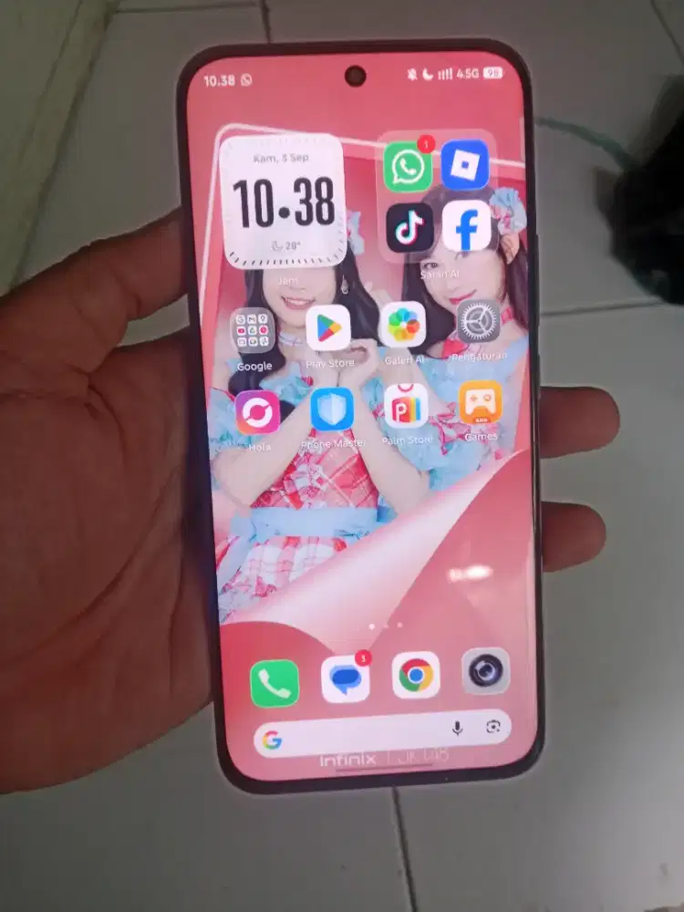 Infinix hot 60 Pro plus 8/256gb layar lengkung fullset orian bagus