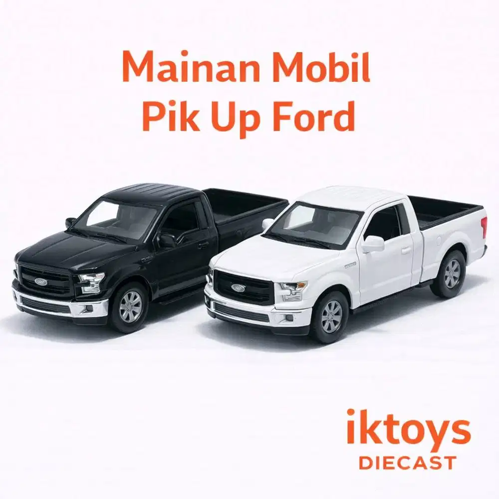 Mainan Mobil Ford F150 Pick Up Diecast 1:36 Welly | Mobil Besi Anak Pi