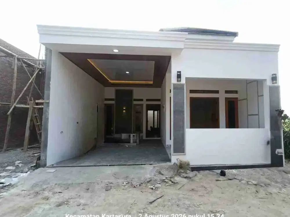 Rumah Baru Gress Cantik Siap Huni. Bonus Pagar & Canopi
