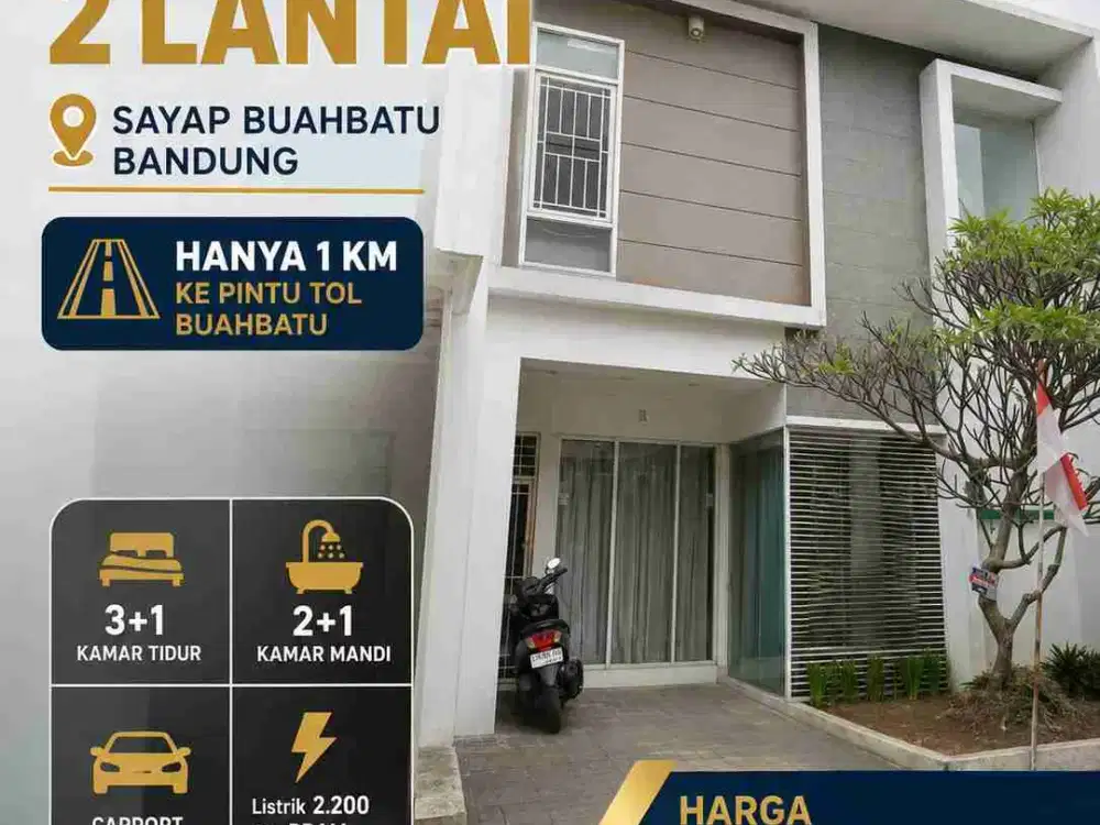 Rumah Minimalis Sayap Pasteur, Gunung Batu Bandung