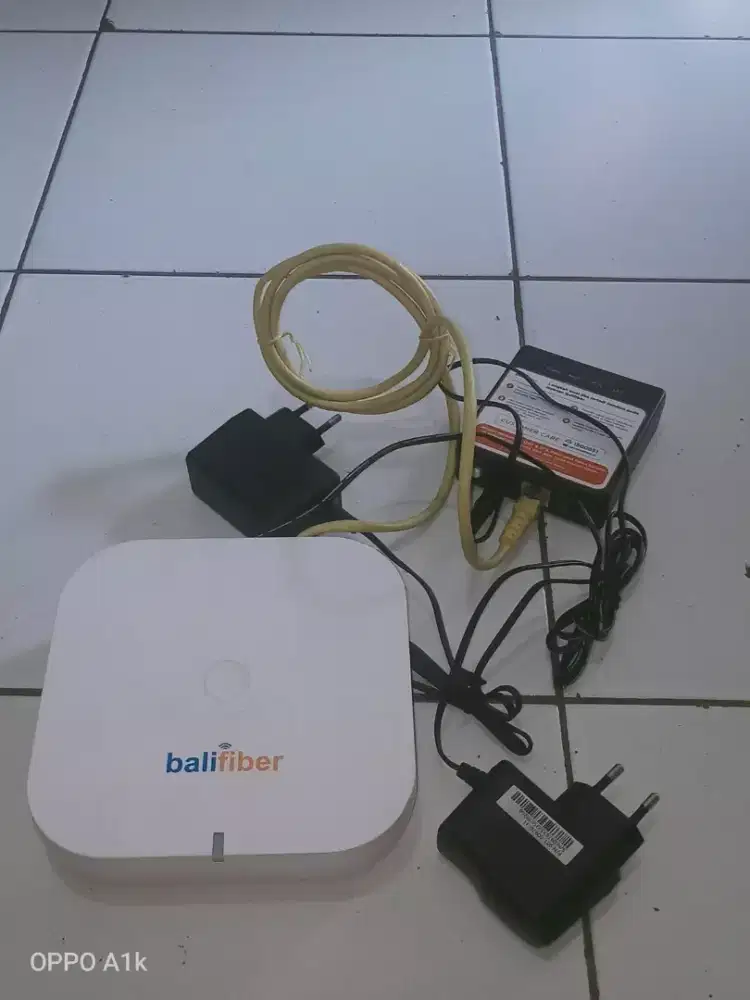 Jual router Bali fiber kondisi bagus