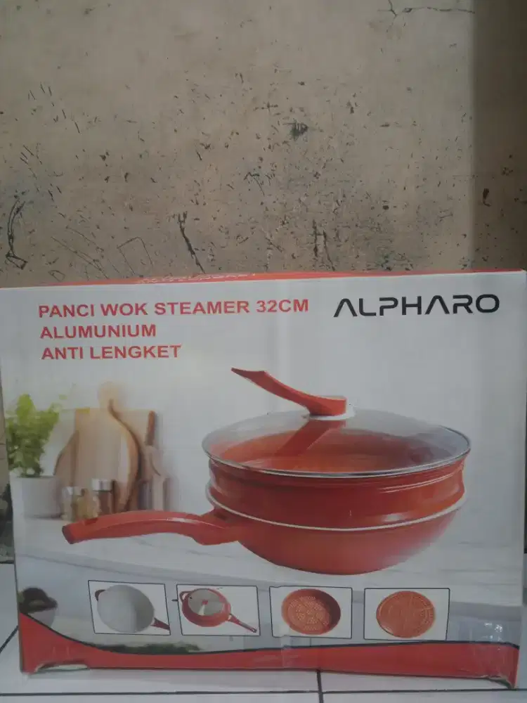 Panci wok steamer