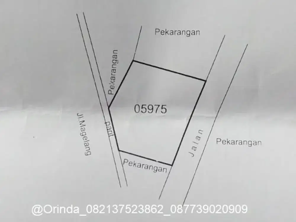 LT 224 LD7 LD14 TEPI JL MAGELANG KM 10 TANAH PINGGIR JALAN RAYA DEKAT PEMDA SLEMAN, MALL SCH, JL GITO GATI COCOK USAHA, RUKO, KANTOR, INVESTASI, TOKO