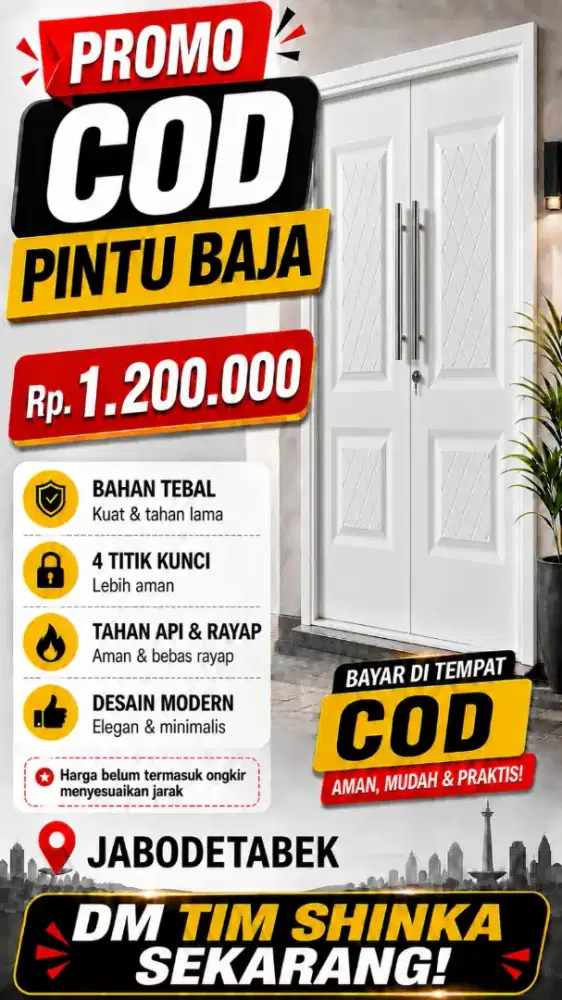 PROMO PINTU BAJA SHINKA