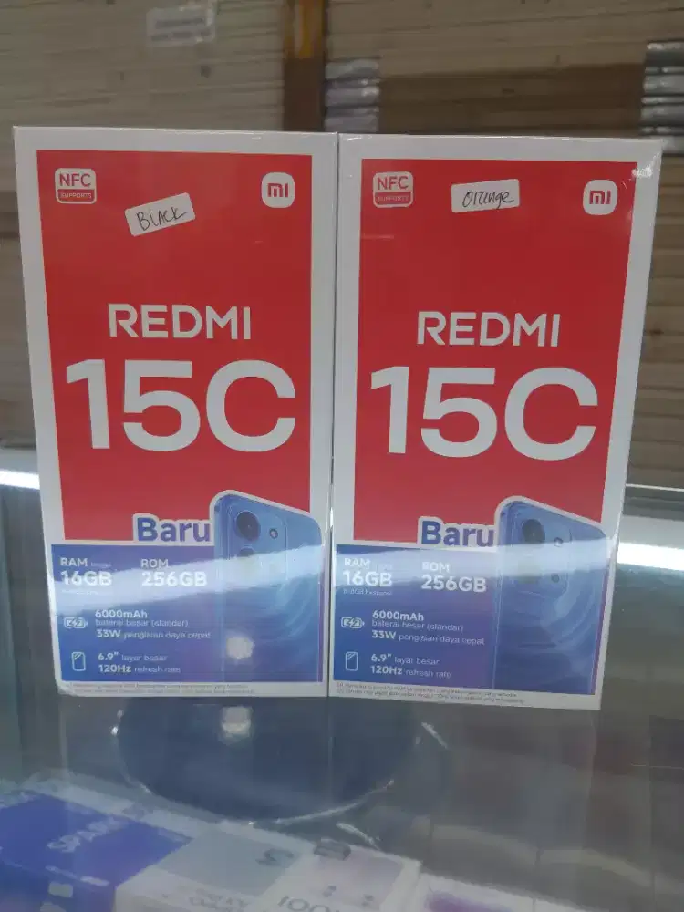 Jual redmi 15c 8/256 resmi tam