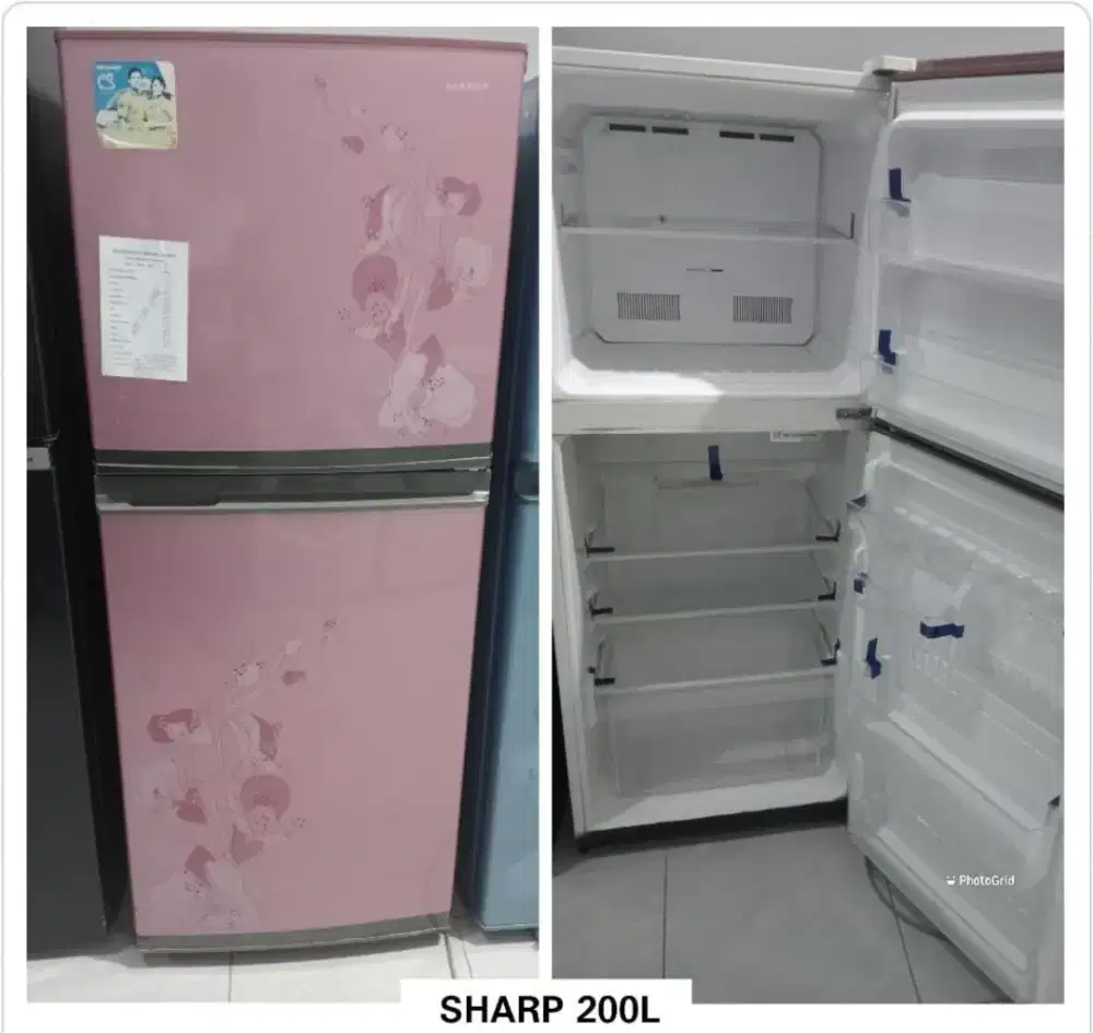 SHARP 200L DUA PINTU