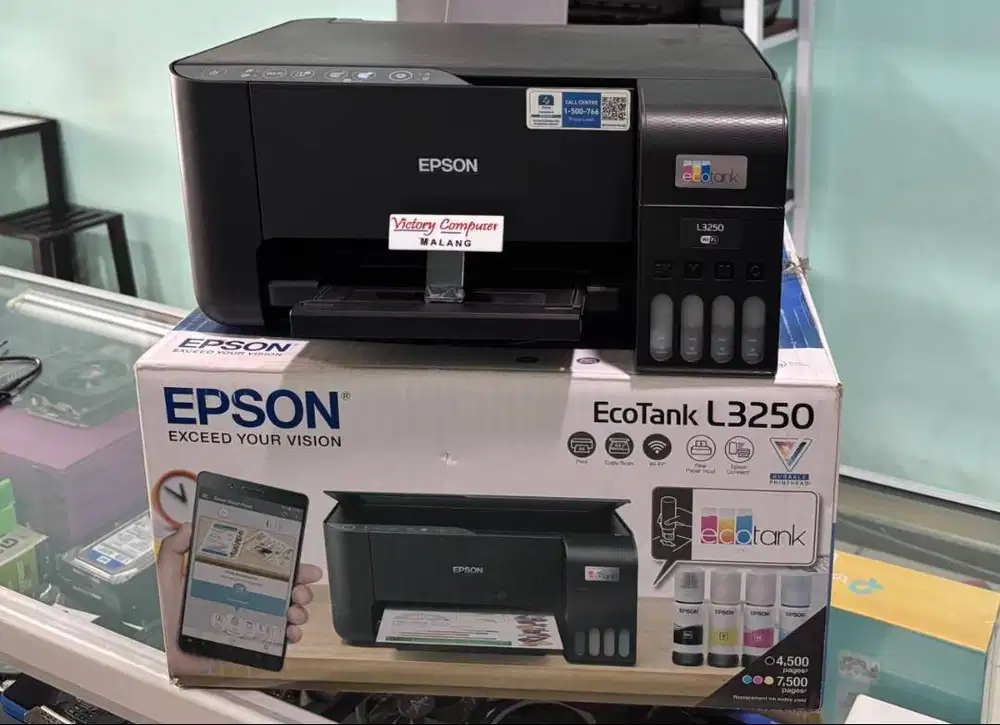 Printer EPSON L3250 Wifi mesin masih segel ciamik