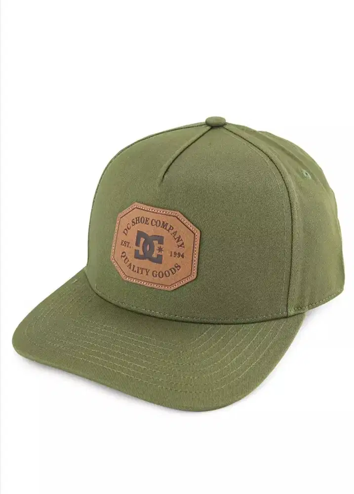 Topi DC Reynotts Bronze Green Snapback Original