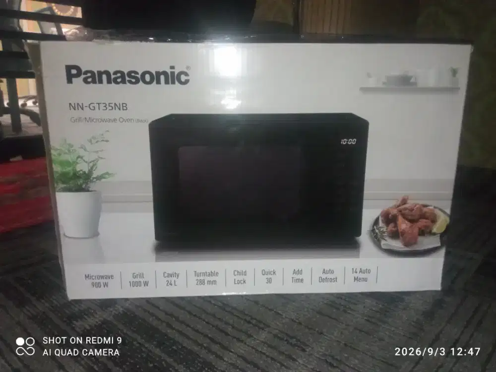 Dijual cepat microwave/open PANASONIC NN-GT35NB   pemakaian sekali