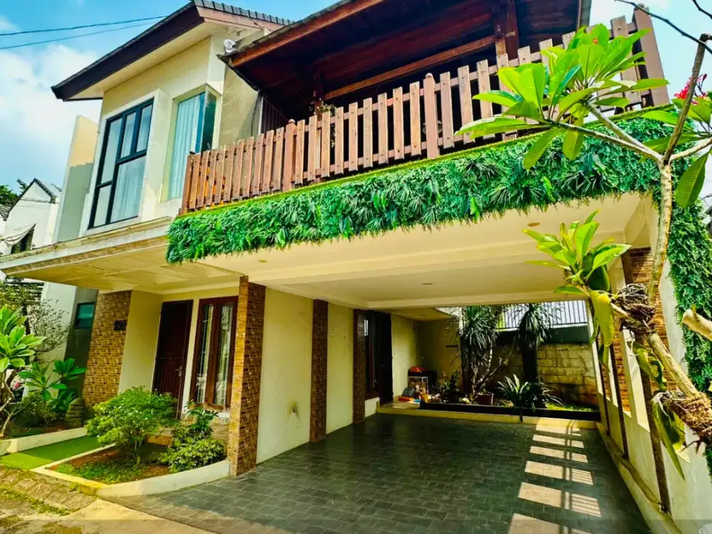 For Sell! An Exclusive Private Townhouse at Bintaro Move-in Ready