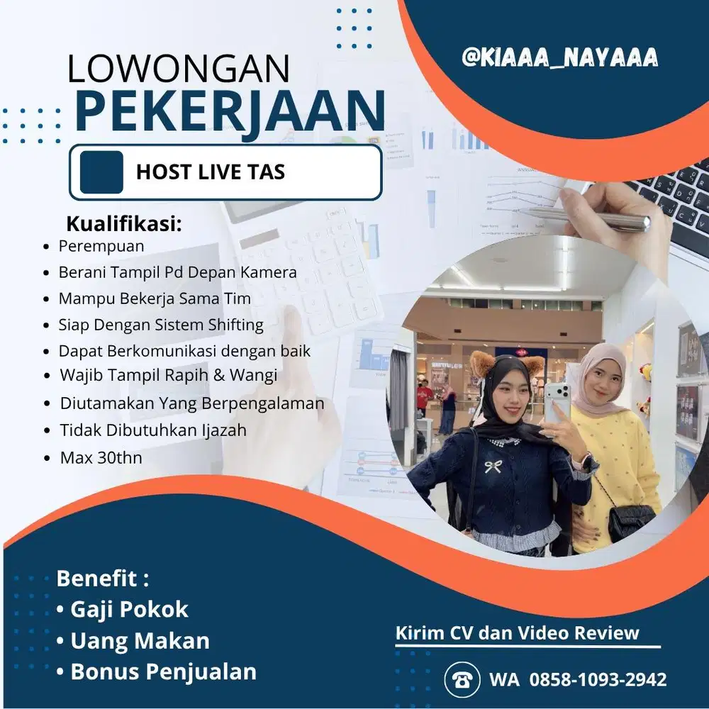 lowongan pekerjaan host live