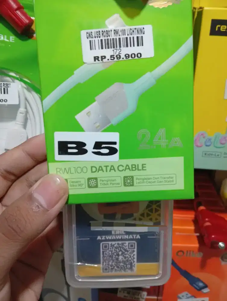 GNS.USB ROBOT RWL100 LIGHTNING l ATLANTIS DAHSYAT