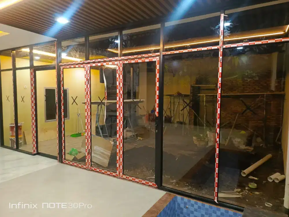 No dp ,pintu kaca swing, sliding,lipat, aluminium upvc