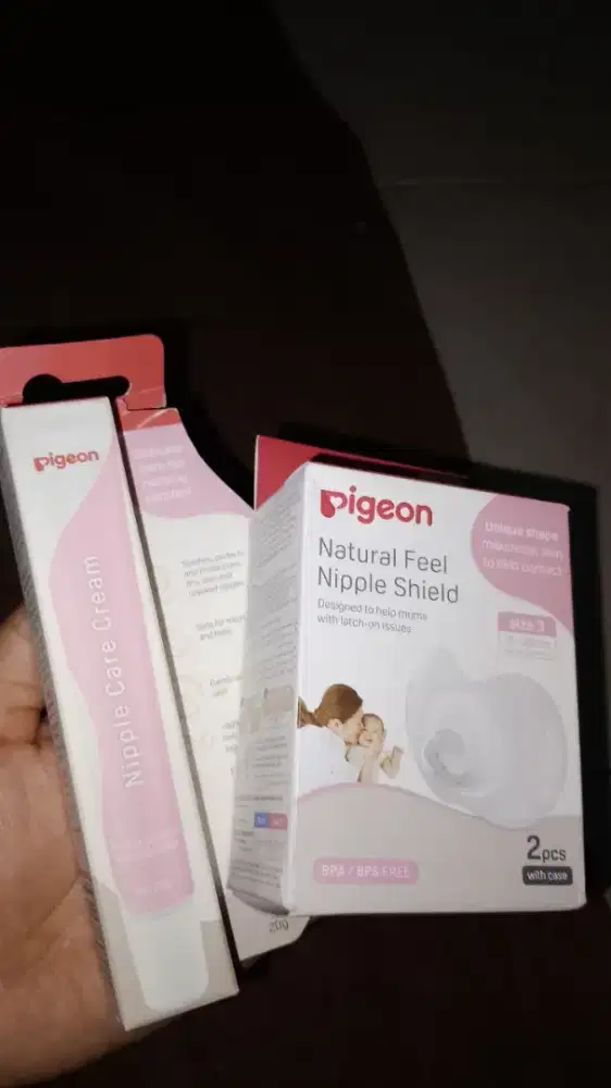 Nipple care cream & shield