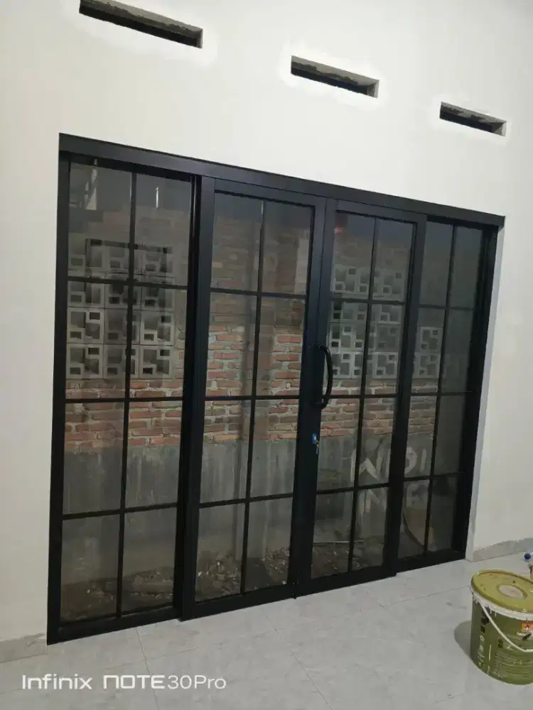 No dp ,pintu kaca swing, sliding door , jendela upvc kusen