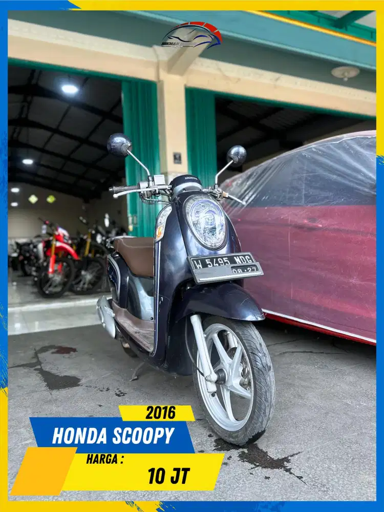 HONDA SCOOPY 2016 PLAT W MURAH BERKUALITAS HIKMAH MOTOR KEPUH MALANG