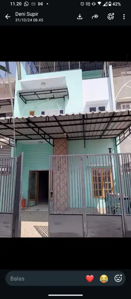 DISEWAKAN / DIJUAL RUMAH TINGGAL 2,5TINGKAT