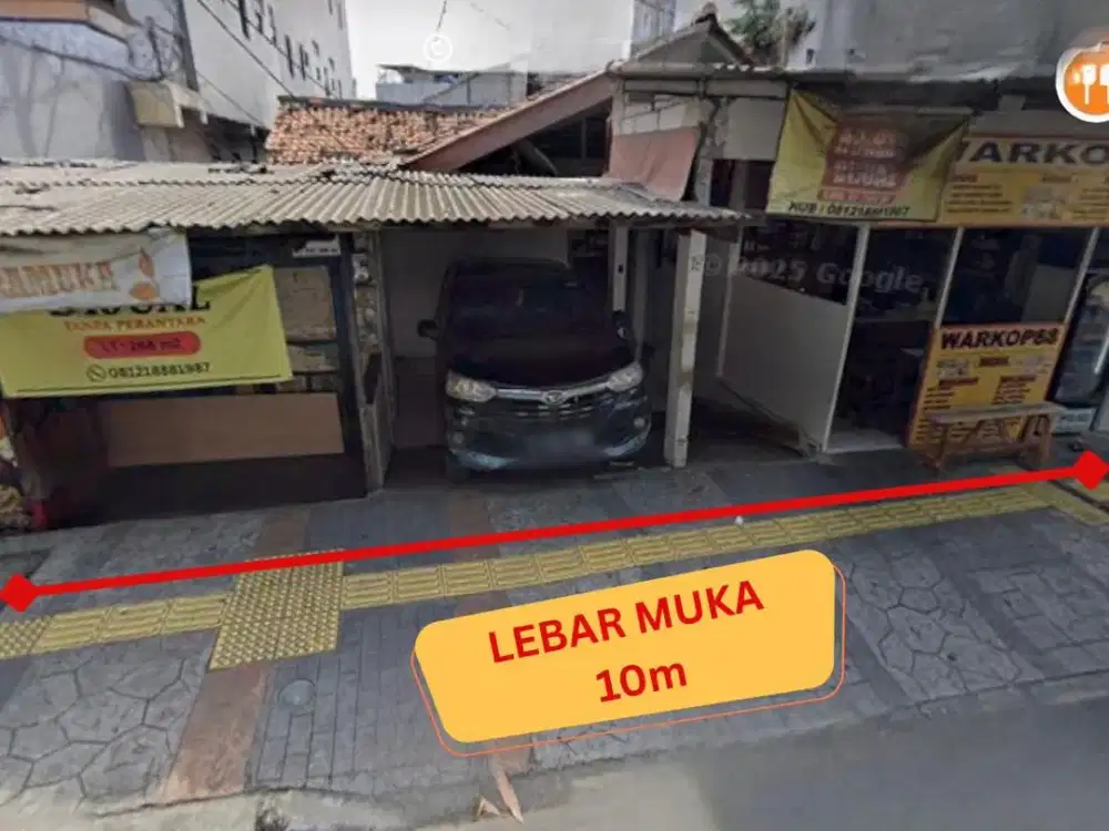 DIJUAL RUMAH HITUNG TANAH  DI TANJUNG DUREN - Jakarta Barat