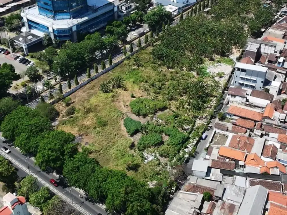 Lahan Komersial di Jagir Wonokromo luas 1,7 hektar, cocok buat SPKLU charging station, gudang, pasar ,mix used gedung