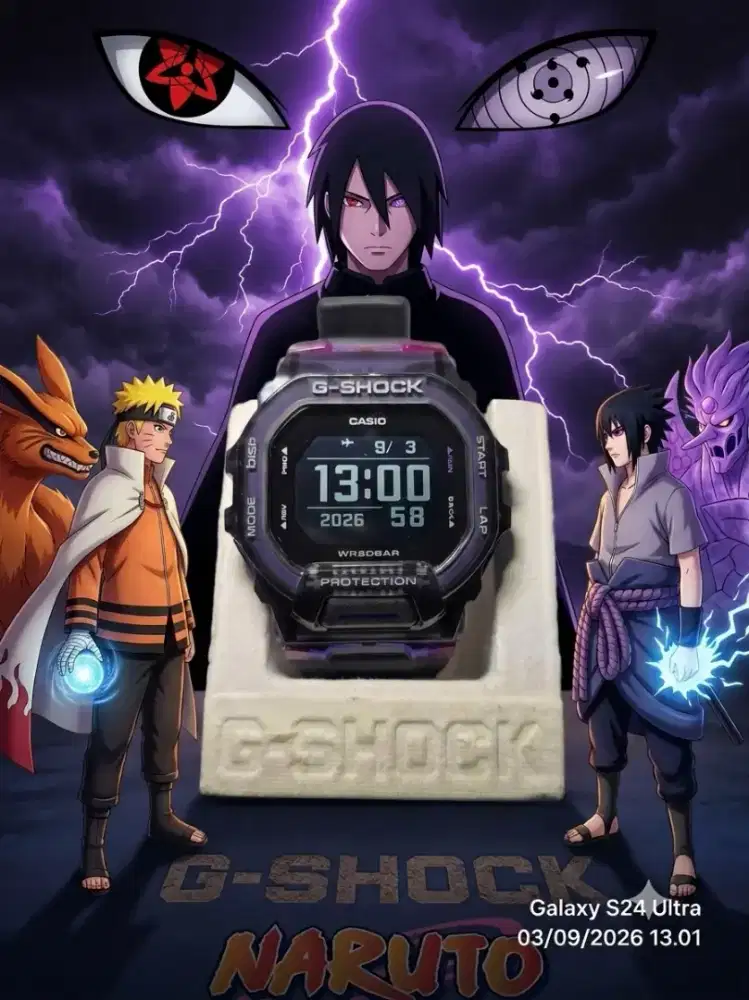 Jam G-Shock GBD 200SM SASUKE UCHIHA