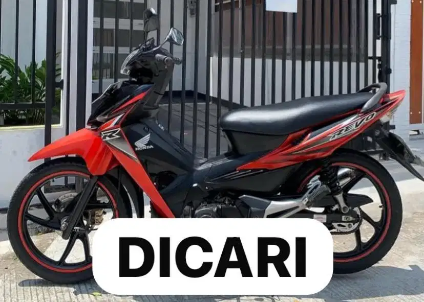 Di Cari Honda Revo Kapinis, Revo Ramping 2007 Ke Atas Revo Lancip 2008