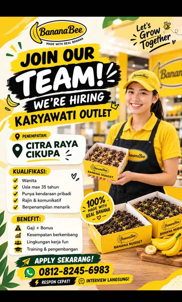 DIBUTUHKAN KARYAWATI DAERAH CITRA RAYA