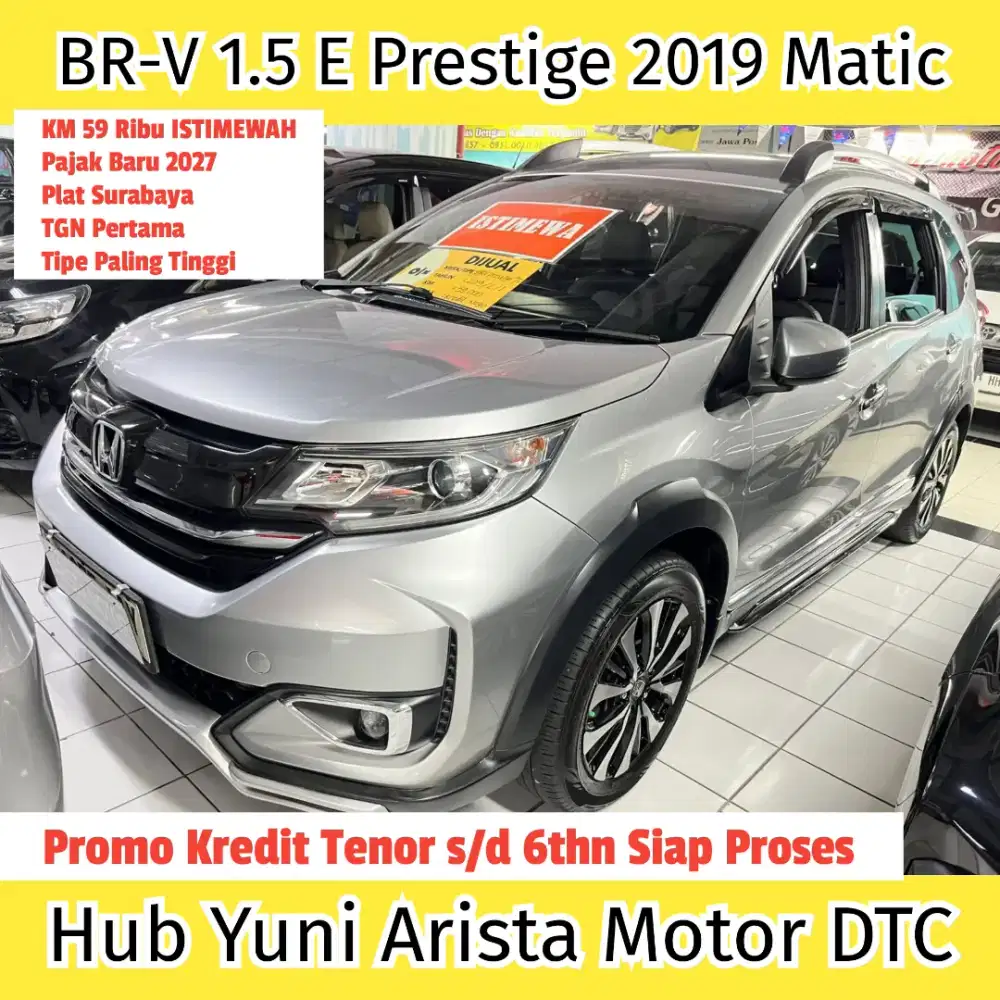 Honda BRV E Prestige 2019 Matic KM56RB PlatLTGN1 PjkBaru Terawat