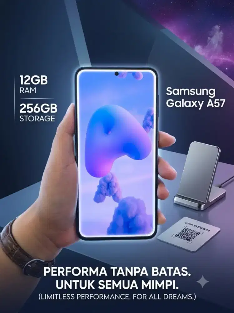SAMSUNG GALAXY A57 5G 12/256 GARANSI RESMI 1 TAHUN