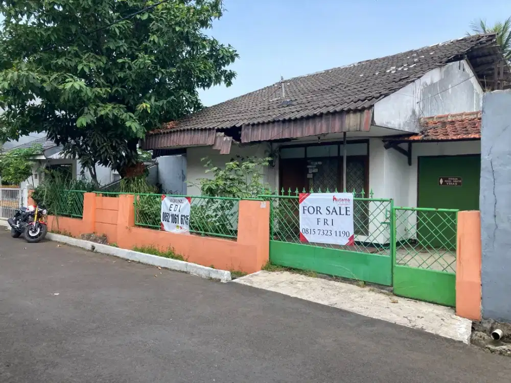 Rumah Lama Hitung Tanah Luas 215 Kotak 14 X 15,3 SHM Riung Bandung