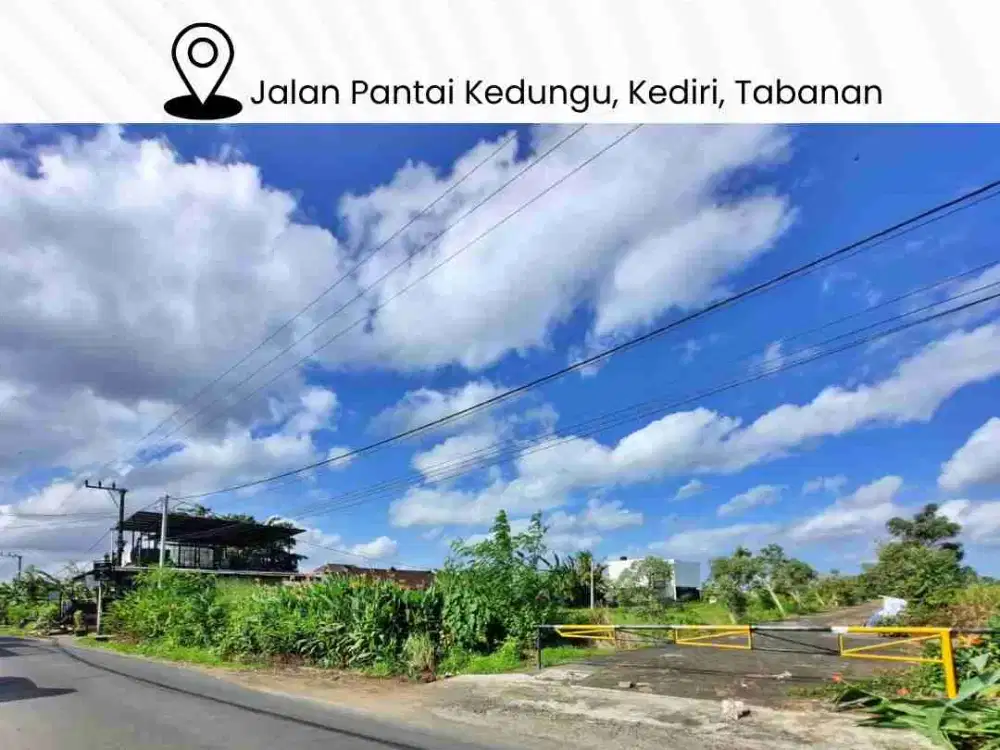 Dijual Tanah Kawasan Pantai, Jalan Pantai Kedungu, Kediri, Tabanan