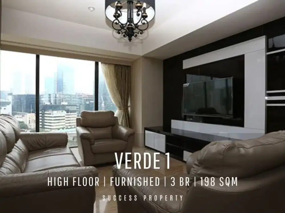 FOR RENT & SELL | Verde 1 Apartment 3 BR High Floor with City View & Private Lift