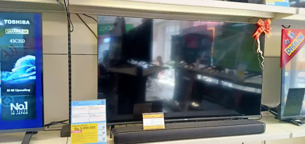 TV TCL 43 Inch QLED 4K Google TV (43C645)