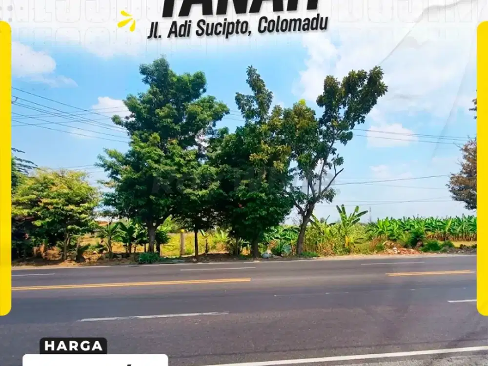 Tanah Super Strategis 2900m2 Jalan Adi Sucipto Solo