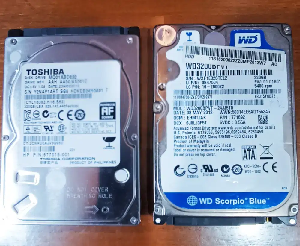 2 Unit Hardisk 2.5inc