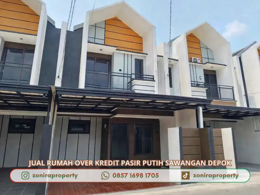 Rumah dekat Tol Sawangan Depok di Take Over Tanpa BI Checking DP 65 JUTA