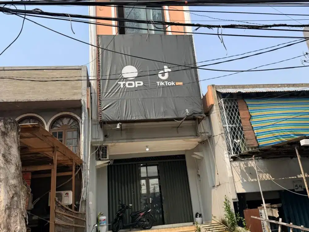Dijual Ruko 4 Lantai di Muara Karang, Full Bangunan Jalan Lebar