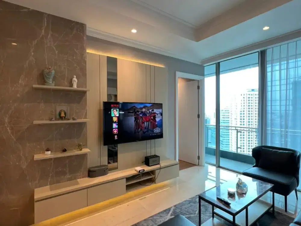 Dijual BU apartemen residence 8 senopati tower 3 full renov dan siap huni aja harga turun siap survey