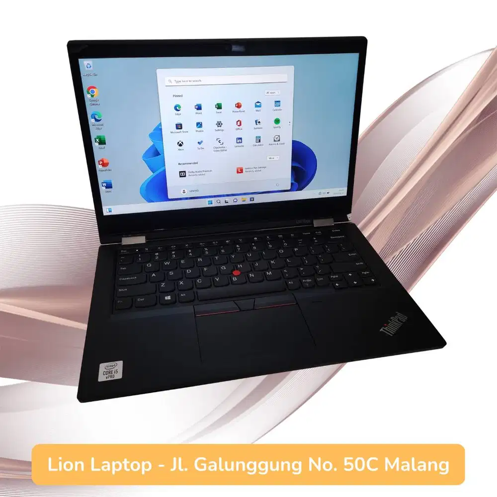 RAM 16GB Core i5 Gen10 Flip 360° SSD 256GB Lenovo Thinkpad YOGA L13 [0