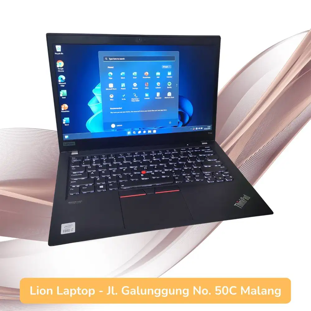 RAM 16GB Core i7 Gen 10 Slim SSD 256GB Lenovo Thinkpad T14S [03|09]