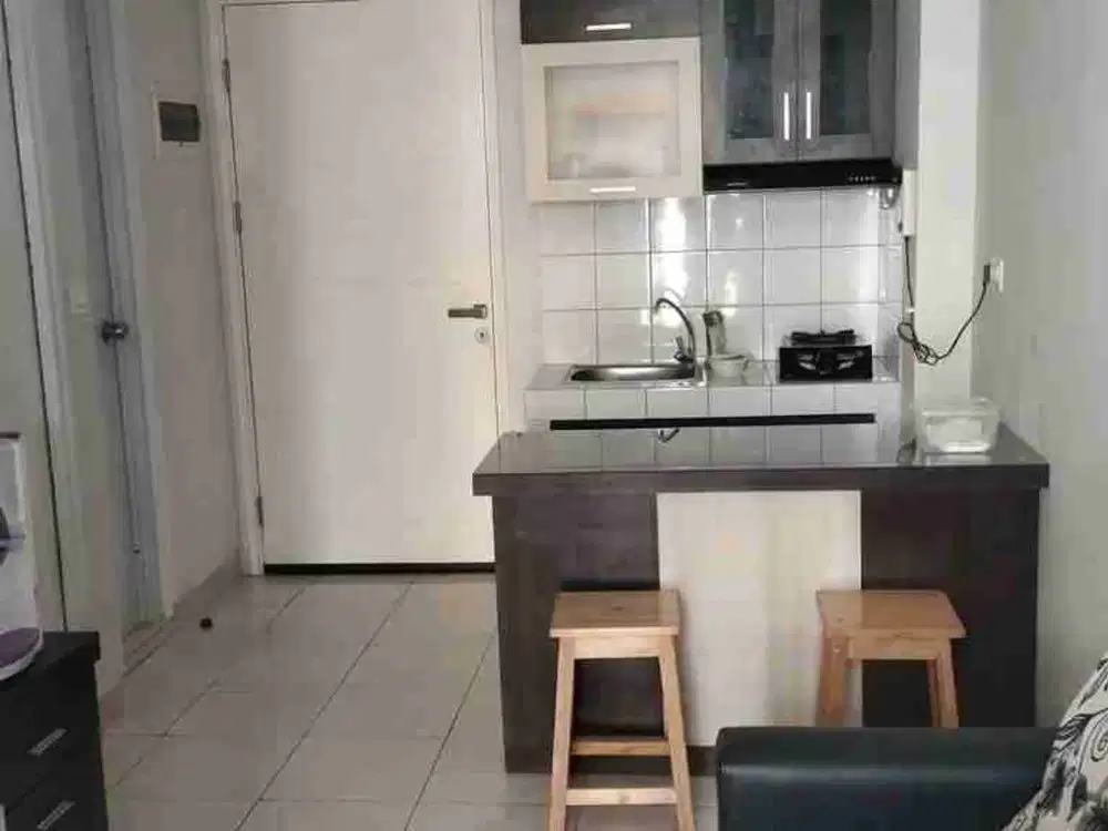 Sewa apartemen siap huni 2BR lt 11 view courtyard selangkah ke summarecon mall bekasi