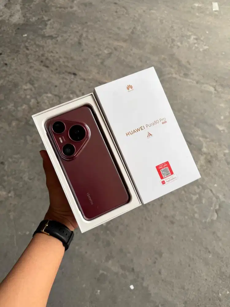 Huawai Pura80 Pro 12/512 resmi fullset original