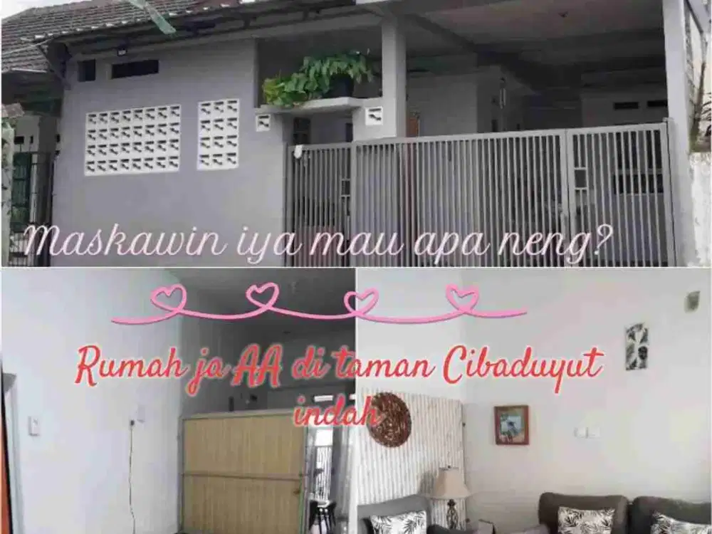 dijual rumah di taman Cibaduyut indah Bandung