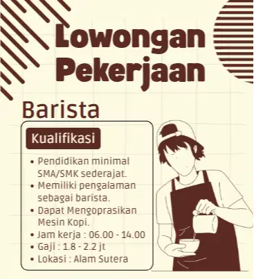 Lowongan Barista