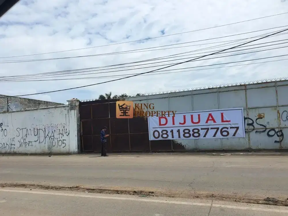 Dijual Tanah Komersial SHM Teluk Naga Tangerang Pinggir Jalan Raya Dekat Bandara Soekarno-Hatta & Pik 2, Siap Bangun