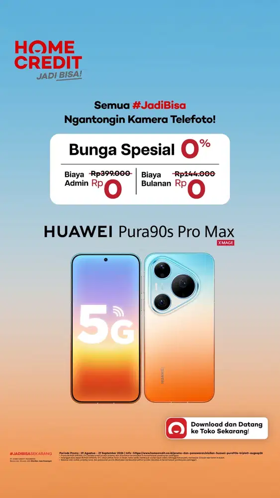 CICILAN CUKUP PAKAI KTP HUAWEI PURA 90S PROMX