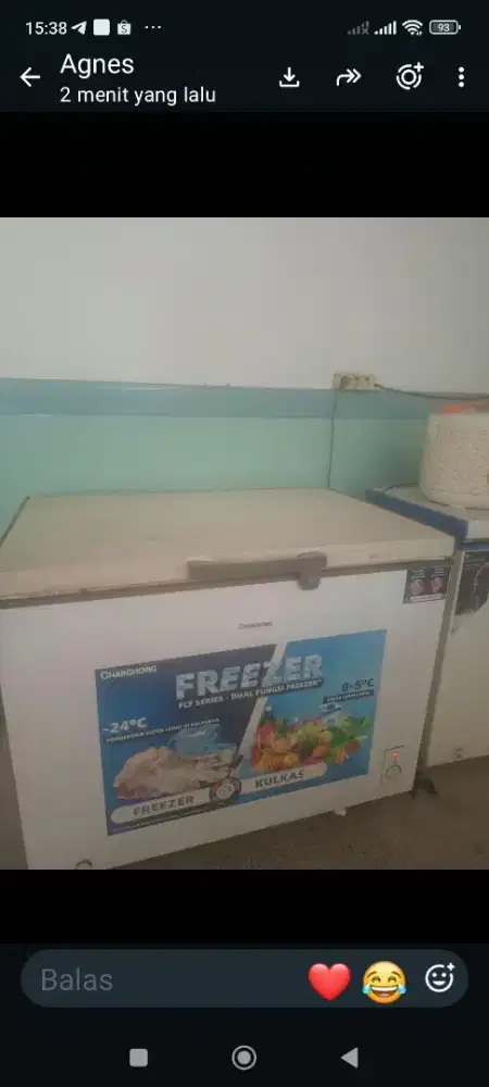 Jual Freezer changhong 330 ltr
