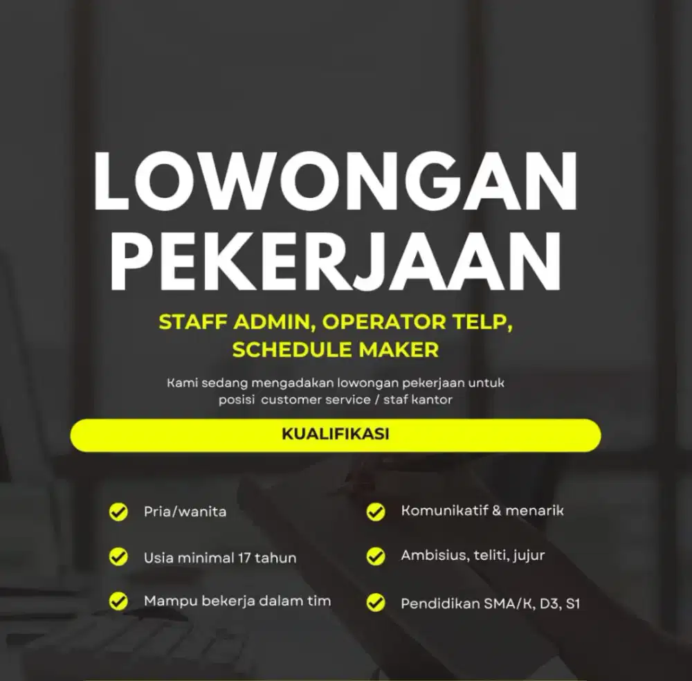 Lowongan pekerjaan
