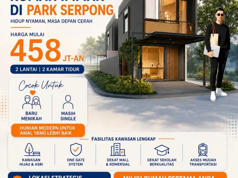 Start 300 Jutaan Rumah Terbaru Park Serpong Hanya Puluhan Unit Terlaris Tipe Bronze