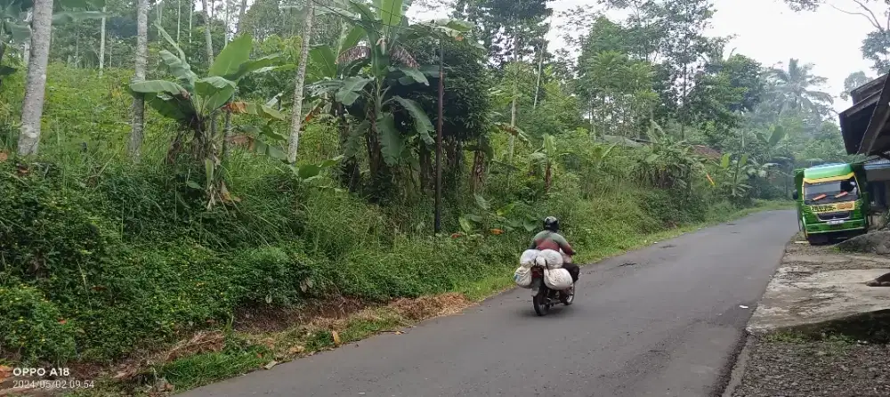 Dijual tanah strategis pinggir jalan raya taraju.