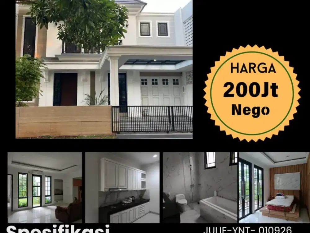 DISEWAKAN RUMAH DI CITRA GRAND CIBUBUR